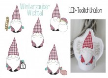 ITH - LED Teelichthüllen Winterzauber Wichtel